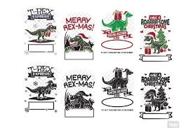 Download Dinosaur Santa Sack Svg Christmas With Dxf Png Jpg Eps 408929 Cut Files Design Bundles