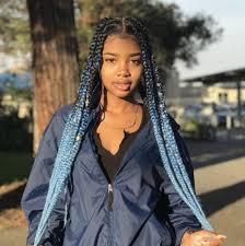 Ombre Black And Blue Braids Amazing Ombre Braids Like You Ve Never Seen Them Before Braided Hairstyles For Black Women Hair Styles Braided Hairstyles