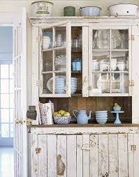 White Country Kitchen Rustikke Hjem Til Hjemmet Shabby Chic Kommode