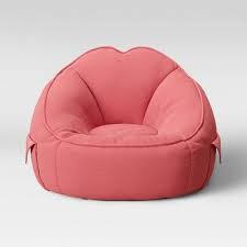 Jersey Bean Bag Chair With Pockets Coral Pillowfort Target Bean Bag Chair Bean Bag Chair Kids Bean Bag