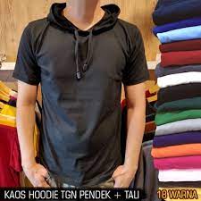 Kaos panjang lengan pendek pria. Jual Kaos Polos Hoodie Pria Wanita 24s Lengan Pendek Lengan Panjang S Kaoshodie Pndk Kota Bandung Bdg Distro Tokopedia