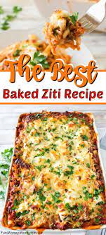 Baked Ziti With Spinach Zucchini Mushrooms Recipe Ziti Recipes Baked Ziti Vegetarian Baked Ziti Recipe