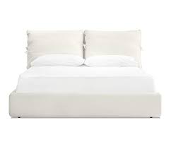 A beautiful wing bed design is complimented by hand applied. Cloud 9 Upholstered Bed Linen Jag S Furniture Mattress