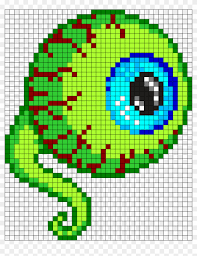Tentacle Eye Perler Bead Pattern Bead Sprite Minecraft Pixel Art Eye Clipart 263755 Pikpng tentacle eye perler bead pattern bead