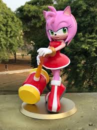 Amy Rose with Hammer - 9Figure (final version + Panty close up) by bbmbbf  < Submission | Inkbunny, the Furry Art Community