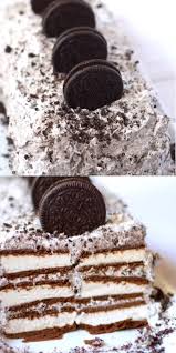 Easy Oreo Ice Cream Cake Only 3 Ingredients Recipe Homemade Ice Cream Cake Easy Homemade Ice Cream Ice Cream Cake Recipe