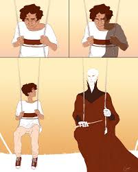 Slightly abusive!potters light and dumbledore bashing. Cannibalinc I Keep Reading Fanfic Where Voldemort Finds Poor Miserable Harry Over The Summer Harry Potter Comics Harry Potter Anime Harry Potter Headcannons