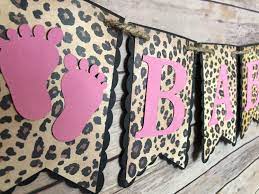 Leopard Baby Banner Leopard Baby Feet Banner Leopard Baby Etsy Leopard Baby Showers Baby Shower Purple Leopard Print Baby