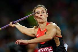 She led all the way after throwing 66.34 meters in the first round. Report Women S Javelin Final Iaaf World Championships Beijing 2015 Report World Athletics