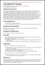 Submitting a proper resume while applying for a job is important, as it increases the chances of your job approval. Consultant Cv Example Myperfectcv