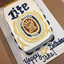 21st Birthday Ideas For Guys From Parents 21st Birthday Miller Lite Can Cupcake Cake Millerlitecake Smallcakes Cupcakesdaily Cupcakestag Creati Miller Lite Beer Cake Beer Cake Miller Lite Cake