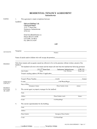 Rental Agreement Saskatchewan Fill Online Printable Fillable Blank Pdffiller