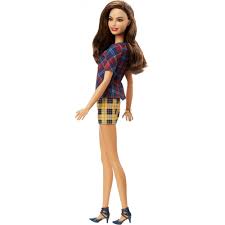 Target/toys/dark hair barbie dolls (538)‎. Barbie Fashionistas Doll Plaid On Plaid Tall Body Long Dark Hair Walmart Com Walmart Com