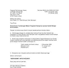 Menggaris agenda alaf baru ( 26 november 1998) penerbitan. Surat Rasmi Permohonan In English