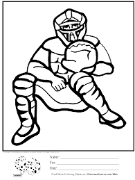 Baseball Glove Clipart Black And White Baseball Coloring Pages Ginormasource Kids Baseball Coloring Pages Coloring Pages For Boys Coloring Pages