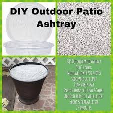 The silica layers when placed into the smoking station, creating a convenient place to contain My Diy Patio Ashtray Outdoor Ashtray Diy Patio Backyard Hangout