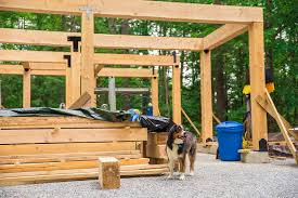 How to build a post & beam building guide based on over 30 years of post and beam shed construction. Post Beam Barn Team Engineering