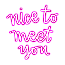 Its a pleasure/its nice to meet you too and i smile cause i mean it. Pleasure Nice To Meet You Sticker By Megan Motown For Ios Android Giphy