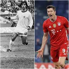 Nie powiem panu, że włodek był lepszy od muellera albo mueller od włodka. Gerd Mueller No Potega Robert Lewandowski Zona Mu Dopomaga Obydwaj Rekordzisci Porownani Pilka Nozna Sport Pl