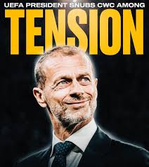🚨 UEFA vs FIFA war? UEFA President Ceferin is boycotting the entire Club  World Cup as tensions explode! UEFA fears FIFA's new mega tournament could  threaten the Champions League's power & profits