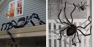 The width of this giant spider decoration, including the legs, is a generous 104. Giant Spider Web Halloween Decoration Www Macj Com Br