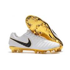 New Nike Tiempo Legend Vii Fg Kangaroo Boots White Gold