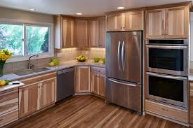 With it's natural hickory grain elements, you will see grain patterns contrasting. Hickory Cabinet Kitchen Remodel Powell Construction