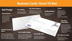 Of course, you can't expect your business card to tell the whole story. Infographic Good Business Card Design Vs Bad Xpand Marketing