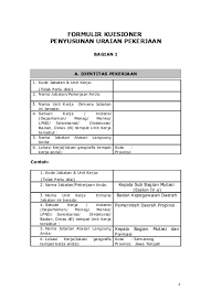 Kita bisa menyisipkan paragraf, pilihan ganda, isian, gambar, atau bahkan mempersilakan orang lain untuk mengunggah file. Formulir Kuesioner Contoh Pengisian