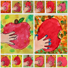 How Do You Like These Apples Apple Art Projects Elementary Art Projects Classroom Art Projects