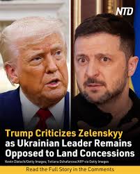 U.S. President Donald Trump castigated Ukrainian President Volodymyr  Zelenskyy