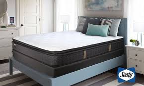Up To 79 Off On Sealy Pillow Top Mattress Set Groupon Goods 369 Mattress Sets Mattress Pillow Top Mattress