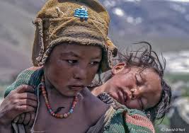 Early color photo taken during a road trip from Paris to India