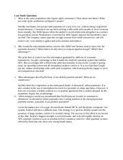 Case Study Chapter 4 Case Study Questions 1 When Compared