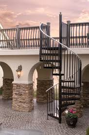 Shop Metal Spiral Staircases The Iron Shop Spiral Stairs Spiral Staircase Kits Exterior Stairs Staircase Kits