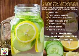 It contributes to the growth and maintenance of connective tissue throughout your body. Detox Water Lemon And Cucumber Detox Ims Online Palengke