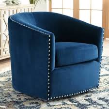 Fullerton Navy Blue Swivel Accent Chair 58w22 Lamps Plus Blue Chairs Living Room Swivel Chair Living Room Blue Chair