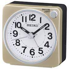 Three aa be the first to review seiko ultimate alarm clock cancel reply. Seiko Analog Square Alarm Clock Qhe118g Gold Best Buy Canada