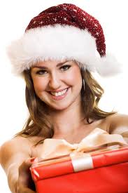 Papá Noel rubio imagen de archivo. Imagen de colores, cara