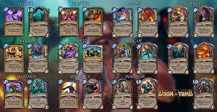 Hearthstone database, deck builder, news, and more! Hearthstone Top Decks On Twitter Doom In The Tomb Is Out 23 Wild Cards Are Now Playable In Standard We Ll Give Players Some Time To Start Experimenting And Then Add New Decks