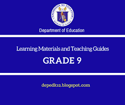 Let's analyze identify the name of the given notes and rest. Grade 9 Learners Module And Teachers Guide Deped K 12