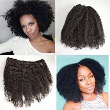 With clip in hair extensions, there is no commitment as there is with other types of hair extensions that are taped, bonded, or glued to the hair. Mongolian Afro Kinky Clip In Curly Human Hair Extensions For American African Can Be Dyed 8 24 Inch Natural Black Clip Ins G Easy 28 Inch Hair Extensions 24 Inch Human Hair