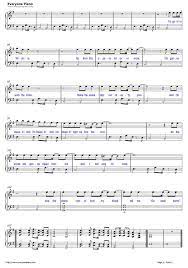 Free Seven Nation Army The White Stripes Piano Sheet Music Preview 3 Free Piano Sheet Music Piano Chor Seven Nation Army Sheet Music Piano Sheet Music Free
