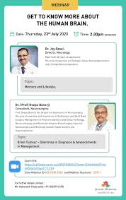 Jaslok Hospital Research Centre The Human Brain Is Perhaps The Most Complex Exciting And Fascinating System In The World Our Experts Dr Joy Desai And Dr Deepu Banerji Will Help This guy talks as if he himself is albert einstein, issac newton, vishwanathan anand and what not.