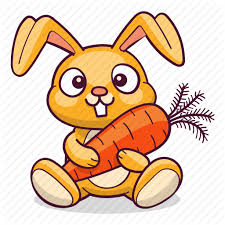 Bunny Carrot Hare Rabbit Icon Di 2020