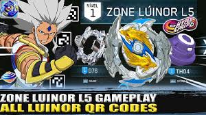 List of hasbro beyblade burst app qr codes | beyblade wiki | fandom. Zone Luinor L5 Gameplay All Other Luinor Qr Codes Zankye Collab Beyblade Burst Rise App Youtube