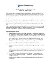 The cares act also offers some protections for consumers and borrowers, which the mortgage payment forbearance enrollment window will continue until june 30, 2021. Https Pima Edu News Coronavirus Docs To Students Heerf Report 01 21 Pdf