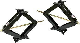 Keep your quality high and your costs low with the cutting edge bal scissor jacks for your rv camping needs, an economical alternative for leveling and stabilizing your travel trailer or other recreational. Bal 24002d Leveling Scissor Jack 24 7500 Lb Set Of 2