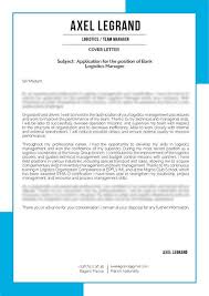 No one likes writing them, and recruiters just skim them. Cover Letter Logistics Manager Mycvfactory