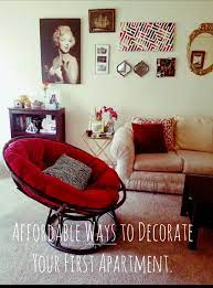 Affordable Ways To Decorate Your First Apartment Apartment Inspiration First Apartment First Apartment Decorating